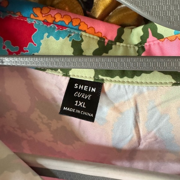 Shein Women's Floral Multicolor Blouse - Picture 5 of 6